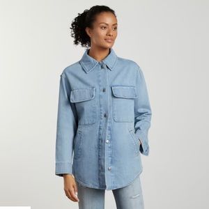 NWT Everlane Denim Shirt Jacket
